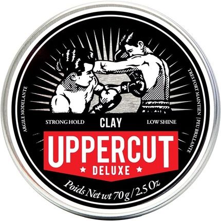 Uppercut Deluxe Clay Professional Water Based Product For A Natural Looking Finish Strong Hold And Low Shine 70G