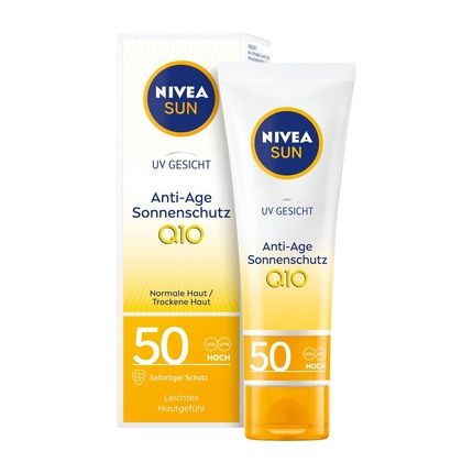 Nivea Face Anti-Aging Sunscreen Q10 With Spf 50 50Ml