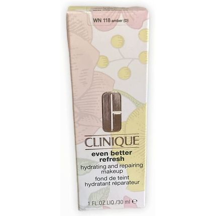 Clinique Even Better Refresh Hydrating And Makeup Powder Wn 118 Amber - Image 3