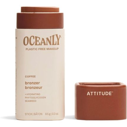 Attitude Oceanly Plastic-Free Lightweight Bronzer Stick Titanium Dioxide-Free