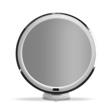 Gillian Jones Suction Cup Mirror With Adjustable Led Light Touch Function & 5X Magnification