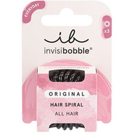 Invisibobble Original True Black Hair Band 3 Pieces