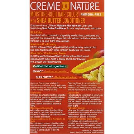 Creme Of Nature Liquid Hair Color #10 Jet Black 155Ml