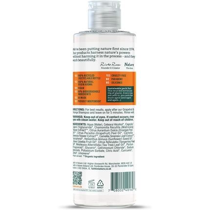 Faith In Nature Grapefruit & Orange Conditioner Invigorating Vegan & Cruelty Free No Sls Or Parabens For Normal To Oily Hair 400Ml