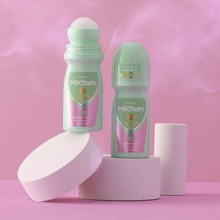 Mitchum Women 48Hr Protection Roll-On Deodorant & Antiperspirant Powder Fresh 100Ml - Image 3