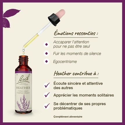Fleurs De Bach Original Heather 20Ml - Image 3