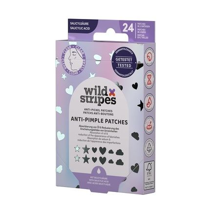 Wild Stripes Anti-Pimple Patches Holo Clear With Salicylic Acid - Image 3