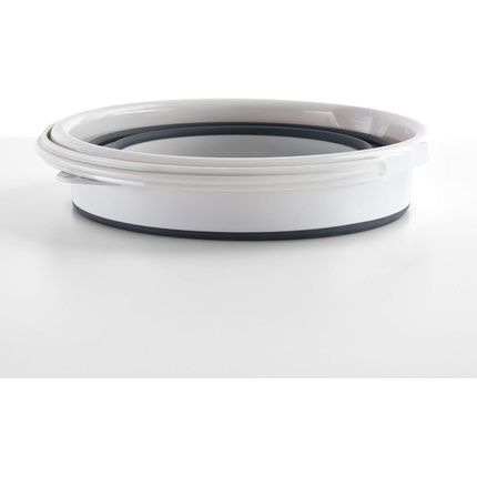 Mery Folding Bucket 12 Litres Light And Dark Grey - Image 3