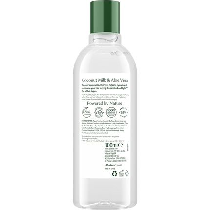 Timotei Shampoo Conditioner Or Mask Silicon-Free Made From Natural Herbal Ingredients And Plant Based Detanglers Suitable For All Types Of Hair 300Ml