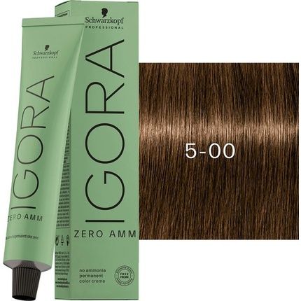 Schwarzkopf Igora Zero Amm 5-00 Light Brown Natural Extra 60Ml