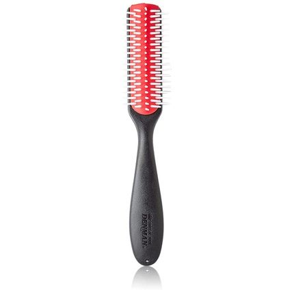 Denman Hairbrush D143 With White Bristles And Removable Air Cushion 5 Rows
