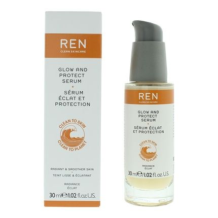 Ren Glow And Protect Vitamin C Serum 30Ml Antioxidant Brightening Serum