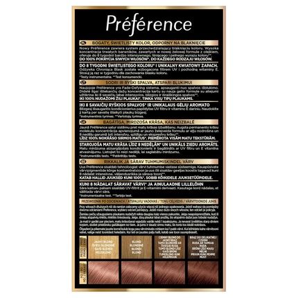 L'Oreal Infinia Preference Hair Dye 7.23 Rose Gold Blonde 210Ml