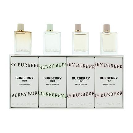 Burberry Her 4 Piece Gift Set 5Ml Eau De Parfum 5Ml Eau De Toilette For Women