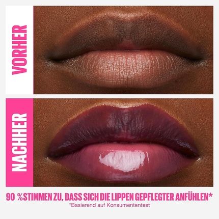Maybelline New York Shiny Lip Gloss For Fuller Looking Lips Moisturizing With Hyaluronic Acid Lifter Gloss Candy Drop Color: No. 021 Gummy Bear Rose 5.4Ml