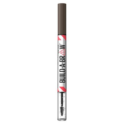 Maybelline Build A Brow Eyebrow Fix And Gel Brow Pen Sealing Gel 14 G 257 Medium Brown