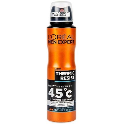 L'Oral Paris Men Expert Thermic Resist Deodorant Spray 150Ml Antiperspirant For Men