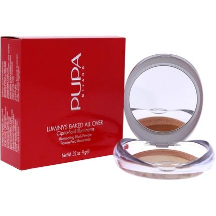 Pupa Milano Luminys Baked All Over Illuminating Blush Powder 05 Gold Stripes - Image 3