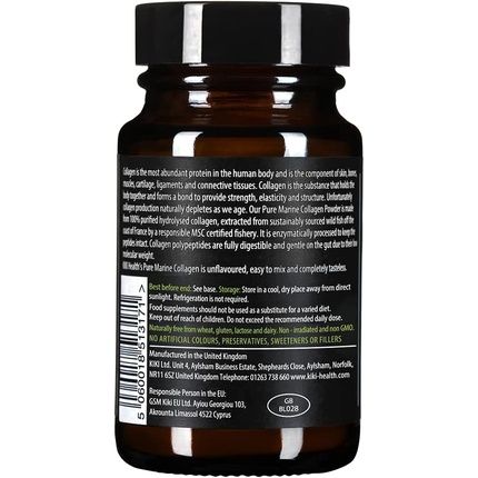 Kiki Health Marine Collagen Peptides Beauty Blend Vital Protein Supplement