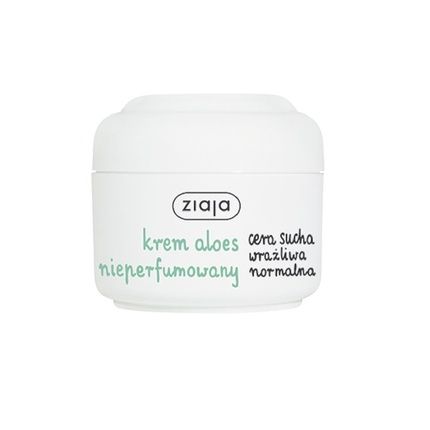 Ziaja Bio Aloe Vera Cream Unscented For Dry Sensitive Normal Skin 50Ml