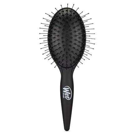 Wet Brush Easy Blow Out Hair Brush Black Edgeless Heatflex Bristles Blow Dry Safe Ergonomic Handle Manages Tangles Maximum Volume Ceramic Coated Pad Smooths And Straightens