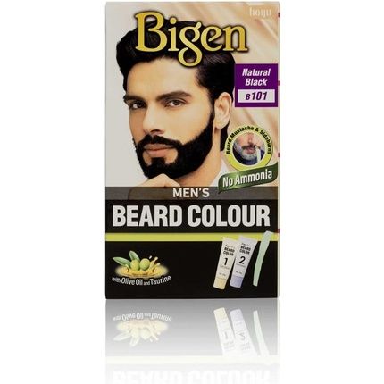 Bigen Men'S Beard Natural Black B101