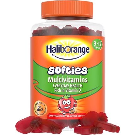 Haliborange Strawberry Fruit Softies Multivitamins 60 - Image 3
