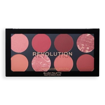 Revolution Ultra Blush Palette 8 Pigmented Matte And Shimmer Shades - Image 3