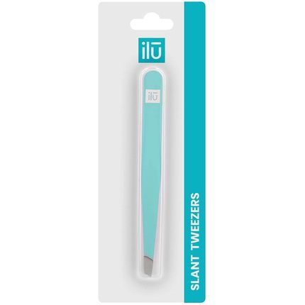 T4B Ilu Precision Tip Eyebrow Tweezers For Facial Hair Removal Blue - Image 3