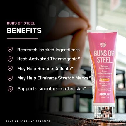 Steelfit Buns Of Steel Cellulite Cream - Image 3