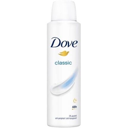 Dove Antiperspirant Deodorant Classic Women 0% Alcohol 150Ml