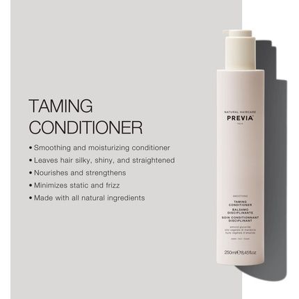 Previa Smoothing Organic Almond & Linseed Oil Taming Sleek Hair Conditioner 200Ml