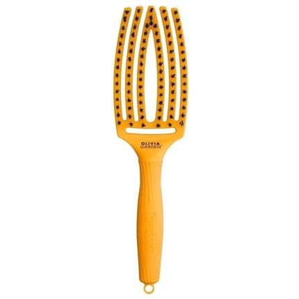 Olivia Garden Finger Brush On The Road Again Hair Brush Yellow Sunshine