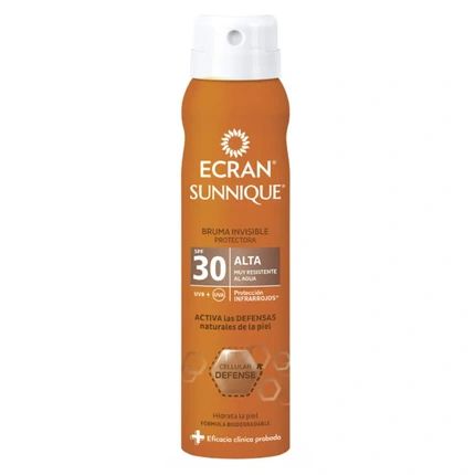 Ecran Sunnique Invisible Protective Mist Spf 30 Moisturizes Skin 75Ml