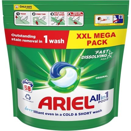Ariel All-In-1 Pods Washing Capsules 58