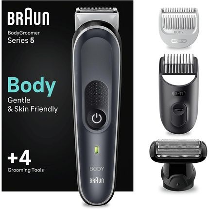 Braun Body Groomer Series 5 5370 For Men With 2 Combs - Skinshield Technology Waterproof Cordless