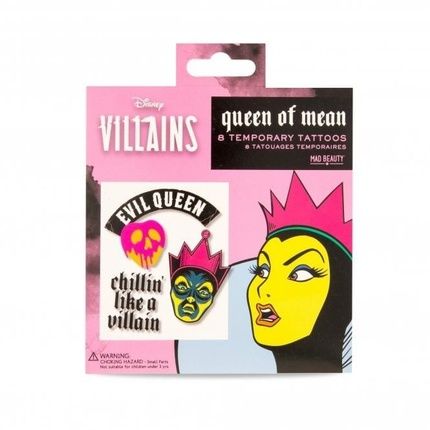 Mad Beauty Villains Temporary Tattoos