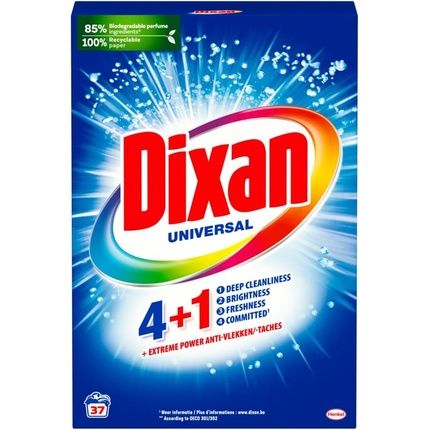 Dixan Universal Washing Powder 37 Washes 41 Extreme Power 222Kg