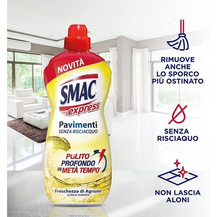 Smac Express Floor Coverings Without Detergent, 1 L, Citrus Freshness - Image 3