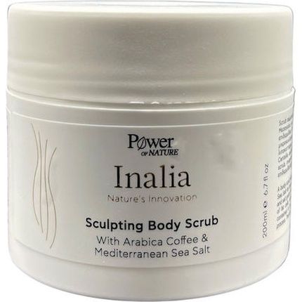 Inalia Sculpting Body Scrub With Arabica Coffee Mediterranean Sea Salt - 200Ml