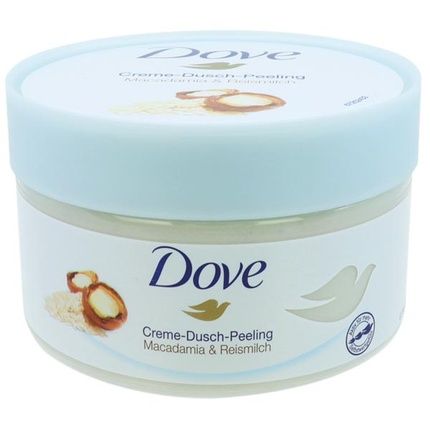 Dove Body Scrub Macadamia & Rice Milk 225Ml