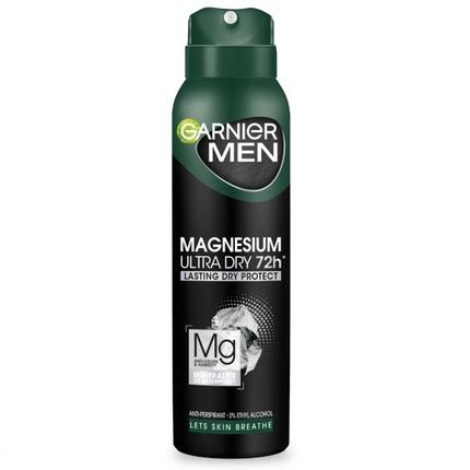 Garnier Magnesium Ultra Dry 72H Men Deodorant Spray 150Ml