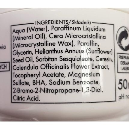 Ziaja Calendula Cream 50Ml Fragrance-Free Face Cream
