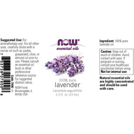 Now Foods Lavender Essential Oil 10Ml