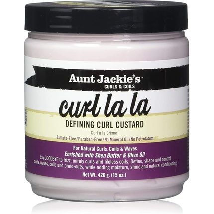 Aunt Jackie'S Curls & Coils Curl La La Defining Curl Custard Cream 426G