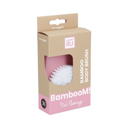 Ilu Bamboom! Pink Flamingo Body Brush - Image 3
