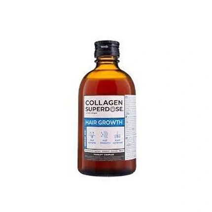 Gold Collagen Collagen Superdose Hair Growth Liquid Supplement With Keratin 30 Day Supply
