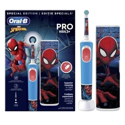 Oral-B Pro Kids Spiderman Electric Toothbrush For Children 3+