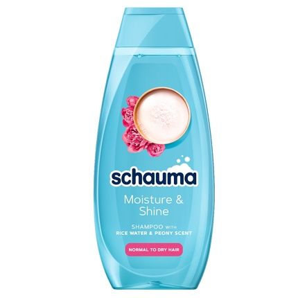 Schauma Moisture & Shine Shampoo For Dry And Normal Hair With Rice Water 400Ml