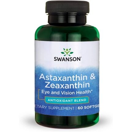 Swanson Astaxanthin & Zeaxanthin Softgels 60
